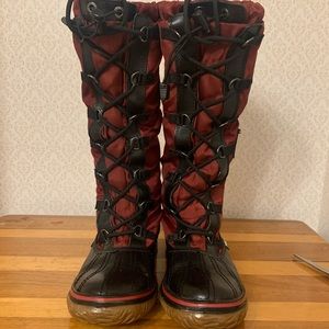 COPY - Parjar knee height Sherpa lined boots